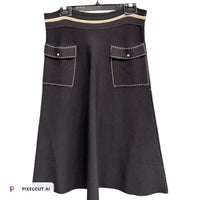 Mosaic - Women's Knit Midi Skirt