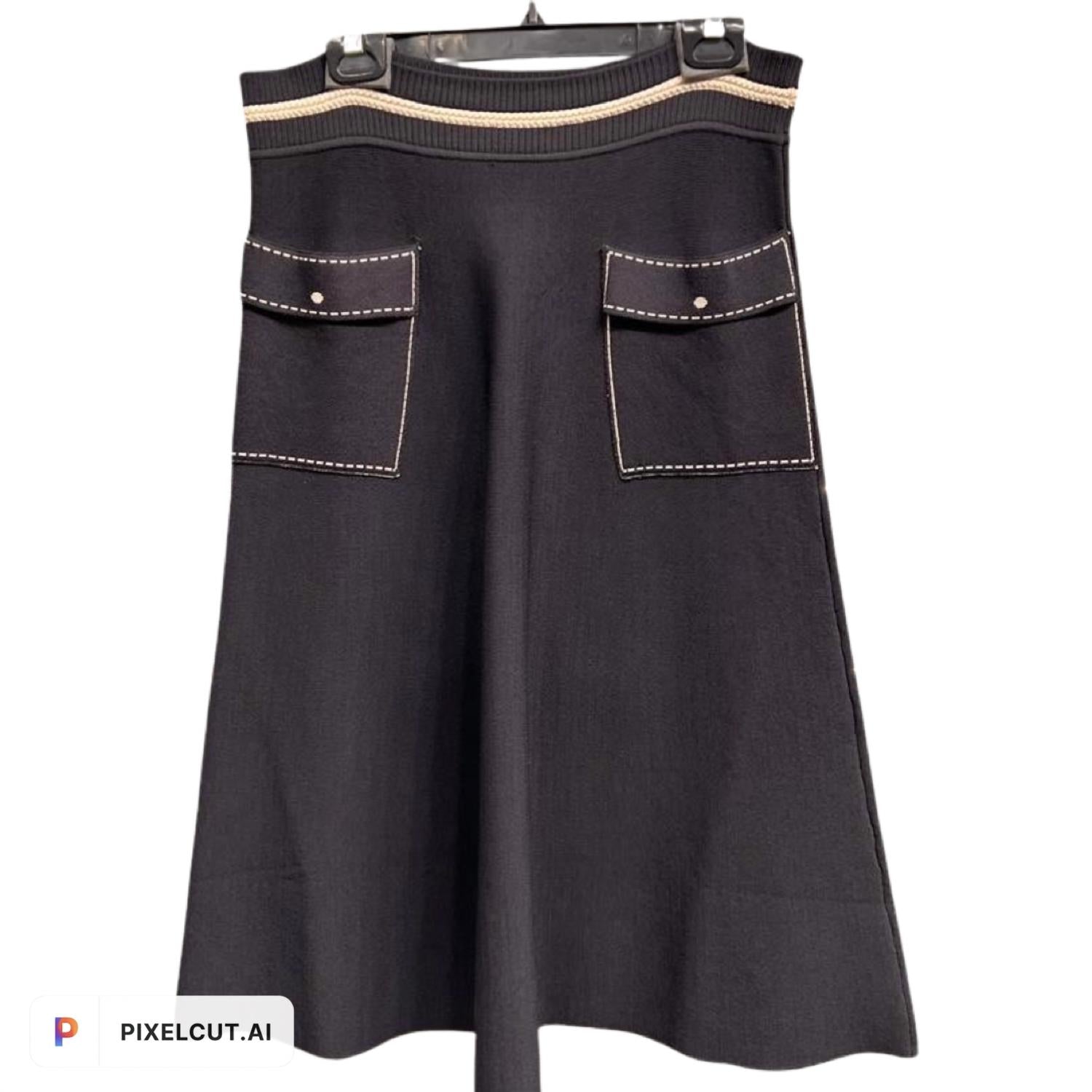 Mosaic - Women's Knit Midi Skirt