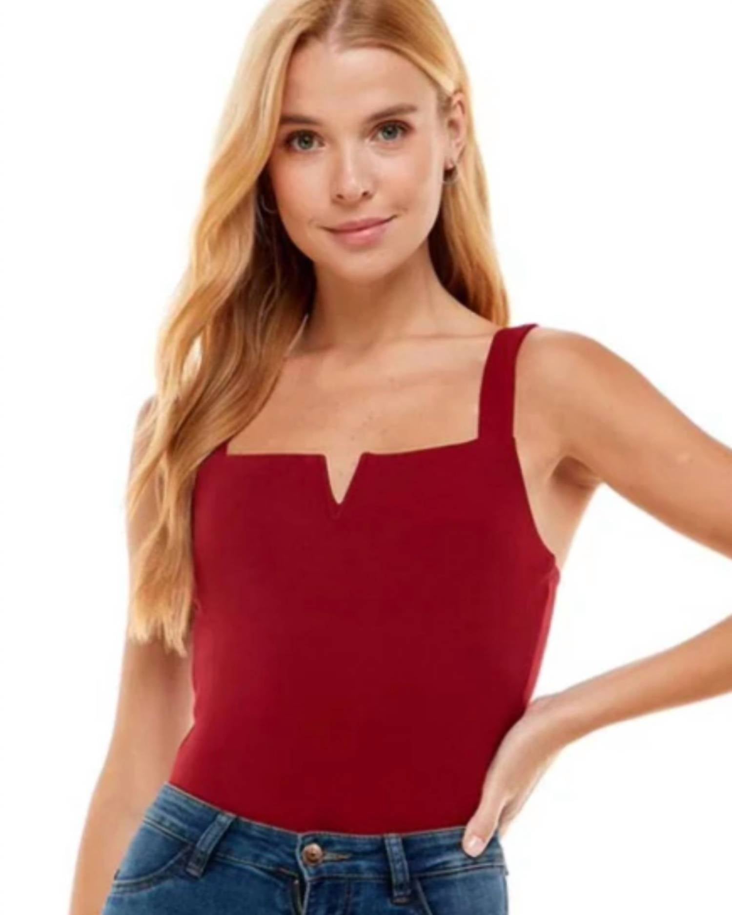 Tcec - Sleeveless Tank Bodysuit