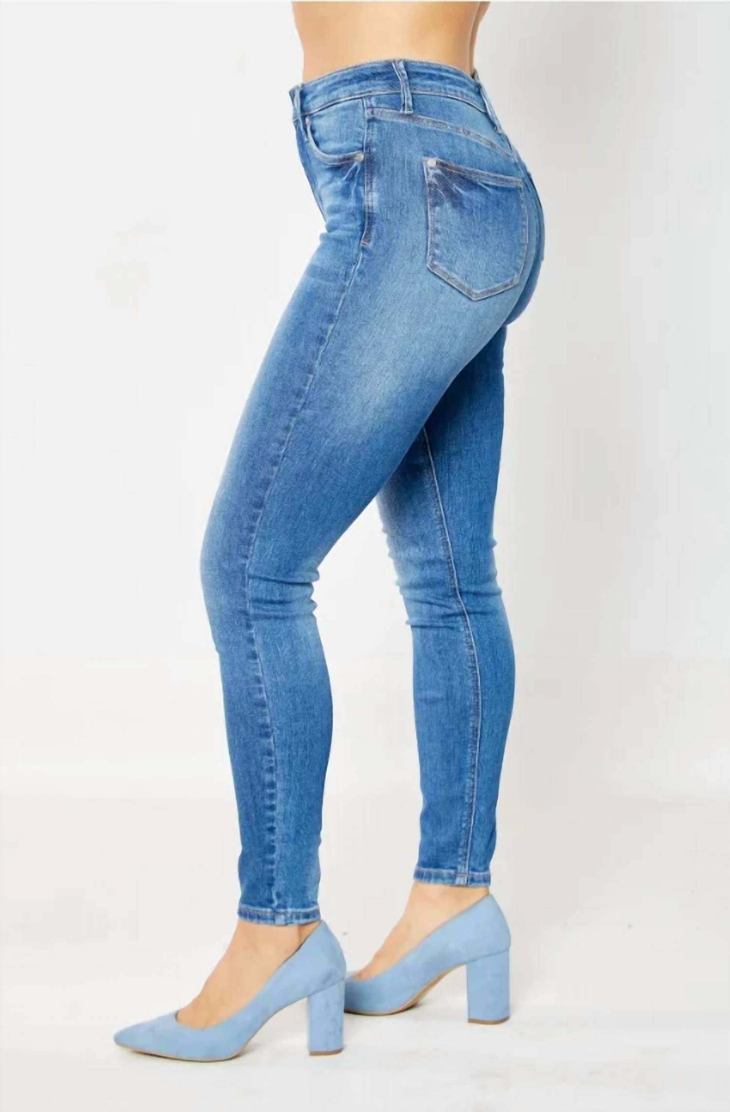 Judy Blue - Women's Greeley Tummy Control Skinny Denim Jeans