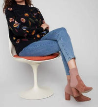 Charlie B - Embroidered Mock Neck Sweater