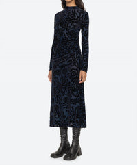 Sea - Alia Stretch Burnout Velvet Dress