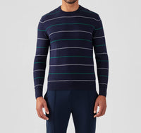 Ron Dorff - Men's Sweater W. Tennis Stripes - 2 Colors