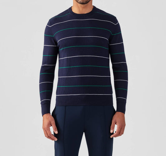 Ron Dorff - Men's Sweater W. Tennis Stripes - 2 Colors