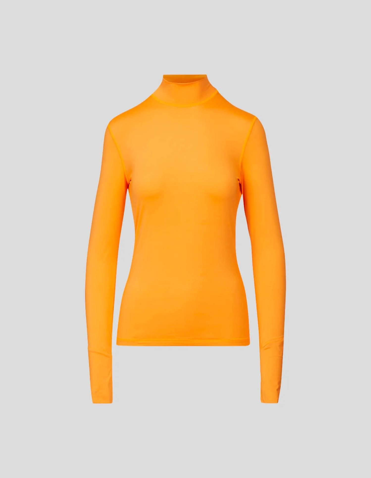 Aztech Mountain Next To Skin Base Layer Top in orange - women's long sleeve top - view 5