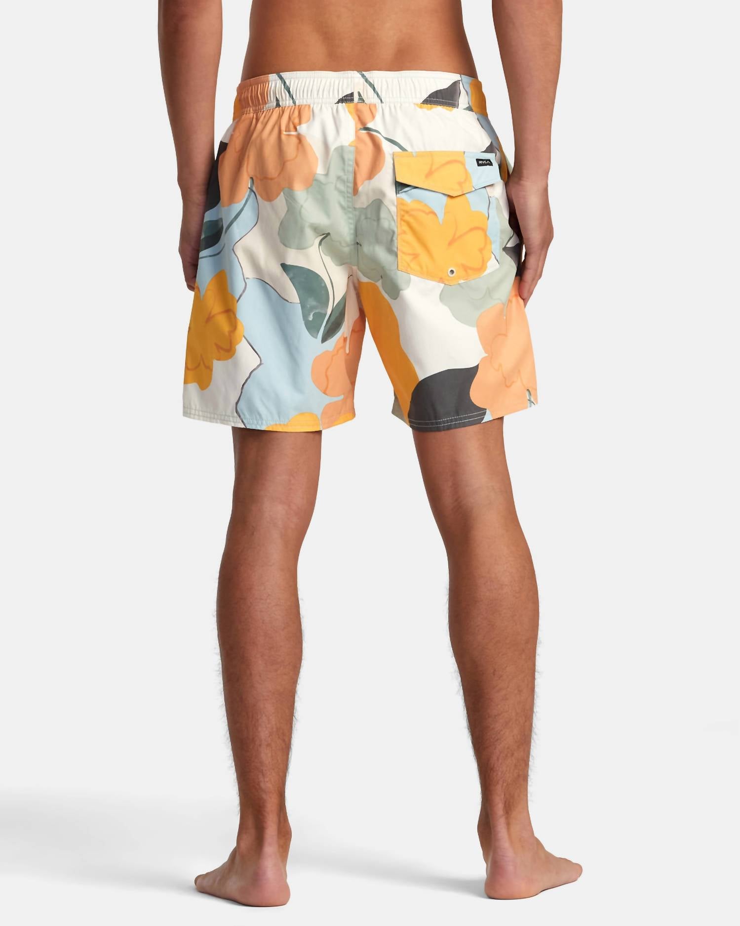 Rvca - Perry Elastic Waist Swim Trunk