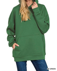 Zenana - Oversized Scuba Hoodie