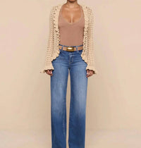 L'Agence - Solaris Crocheted Cardigan