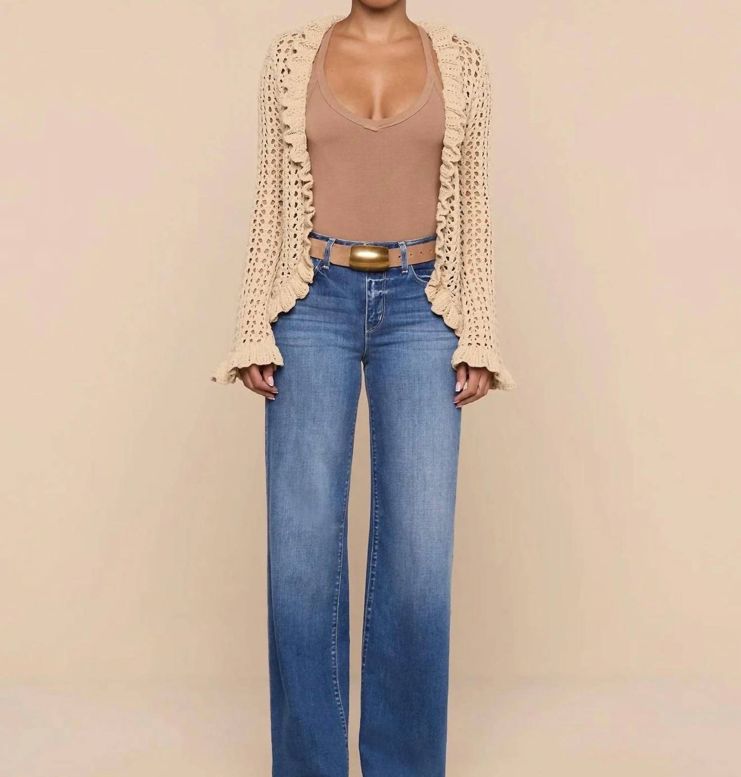 L'Agence - Solaris Crocheted Cardigan