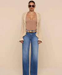 L'Agence - Solaris Crocheted Cardigan