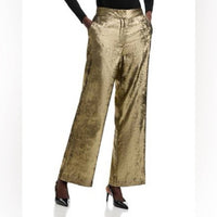 Elie Tahari - Hannah Gilded Wide Leg Trouser