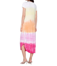 Charlie B - Short Sleeve Tie Dye Shirt Dress
