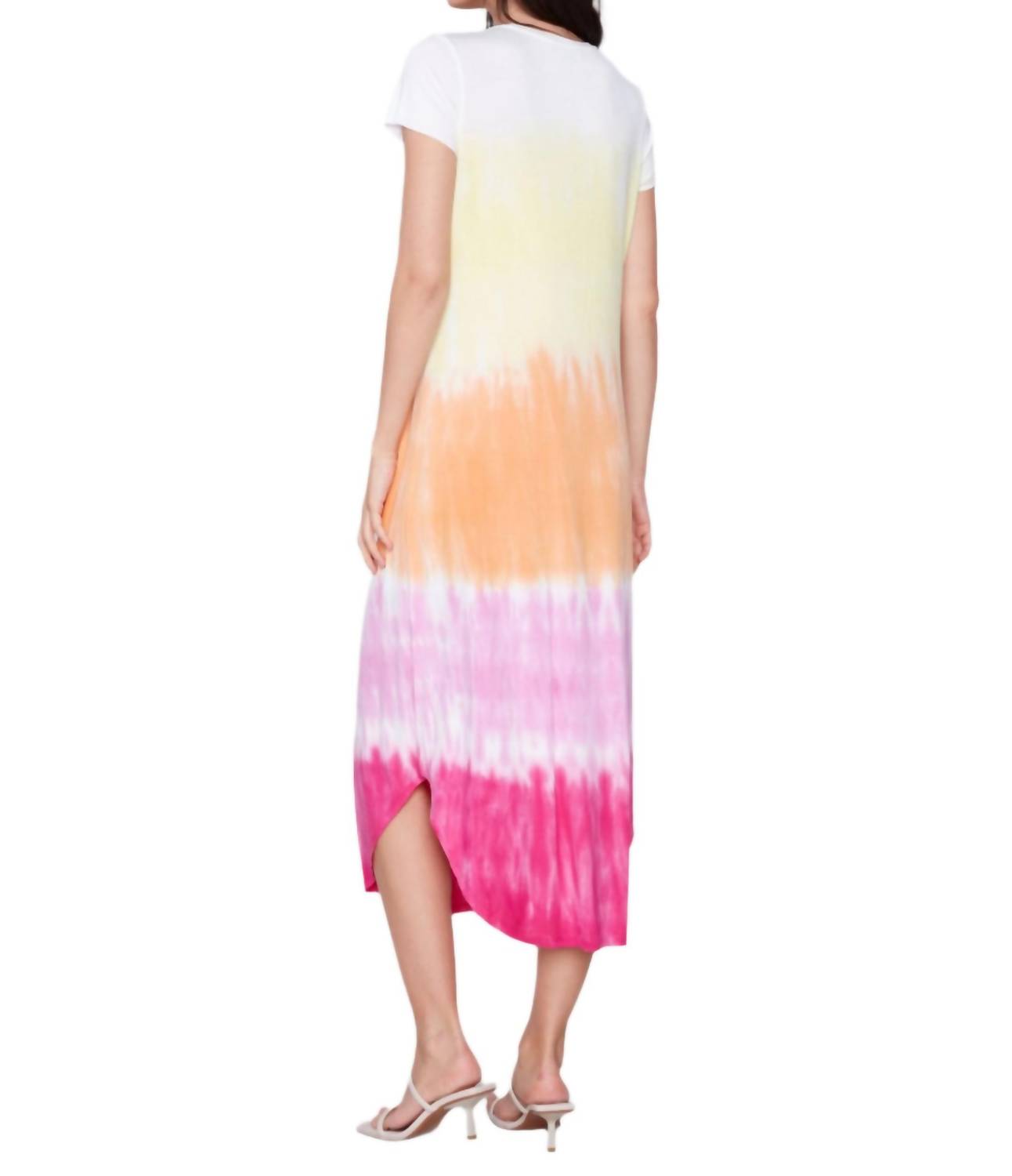 Charlie B - Short Sleeve Tie Dye Shirt Dress