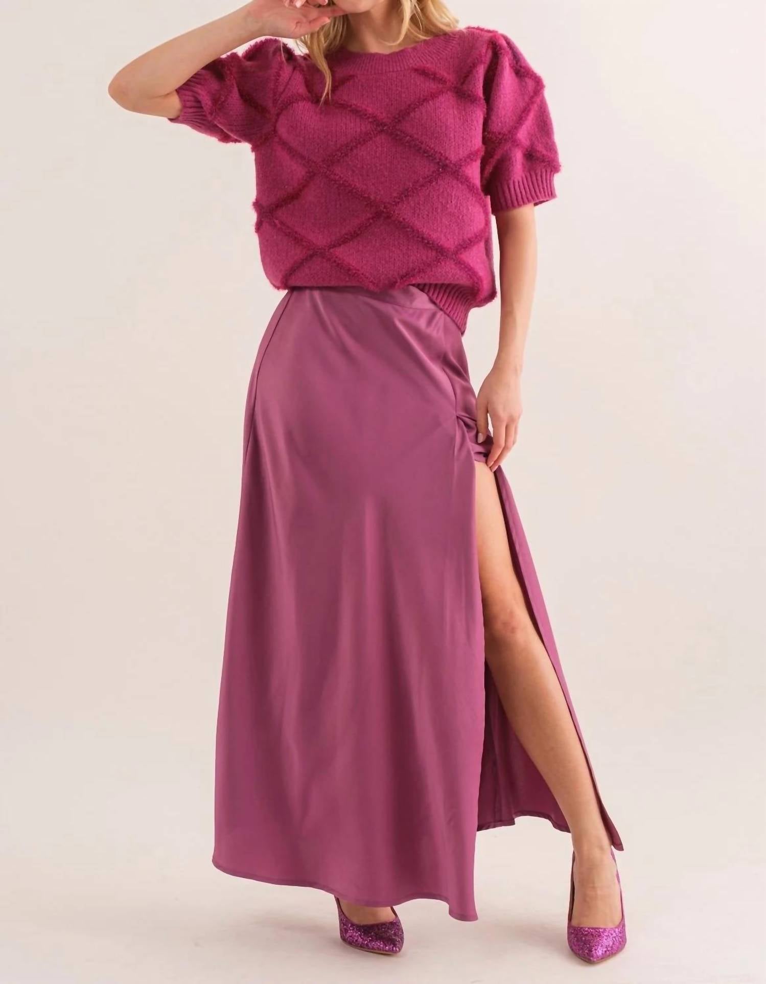 Ces Femme - Texture Detail Knit Top