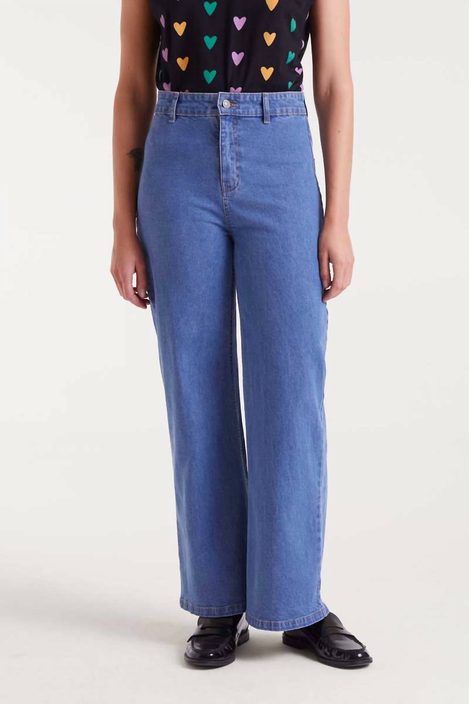 Compania Fantastica - Heart Patch Pocket Denim