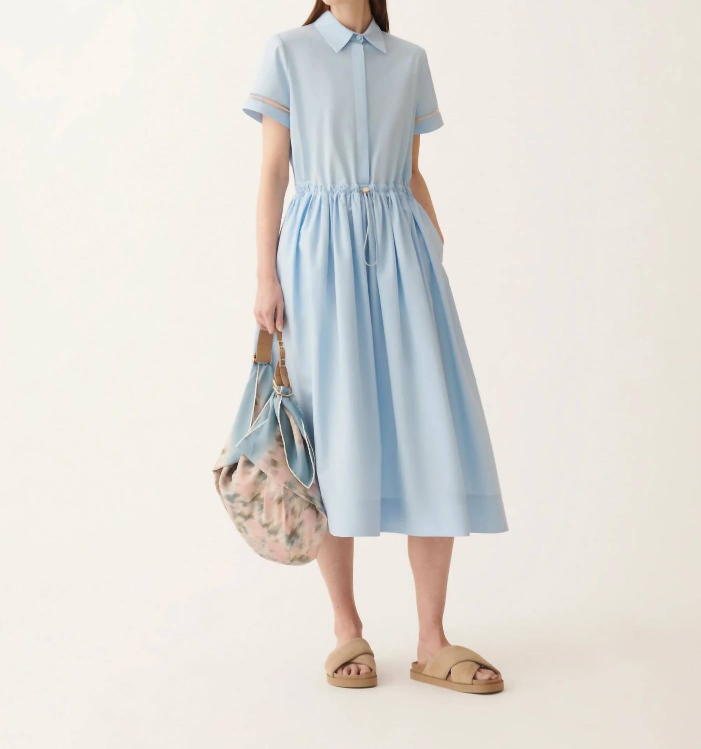 Fabiana Filippi - Poplin Short Sleeve Dress