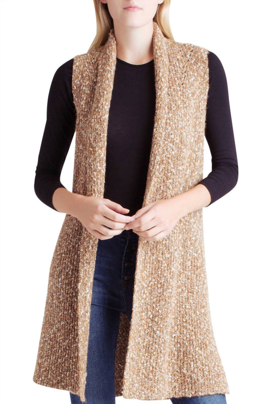 Kensie - Cotton Tweed Sweater Vest