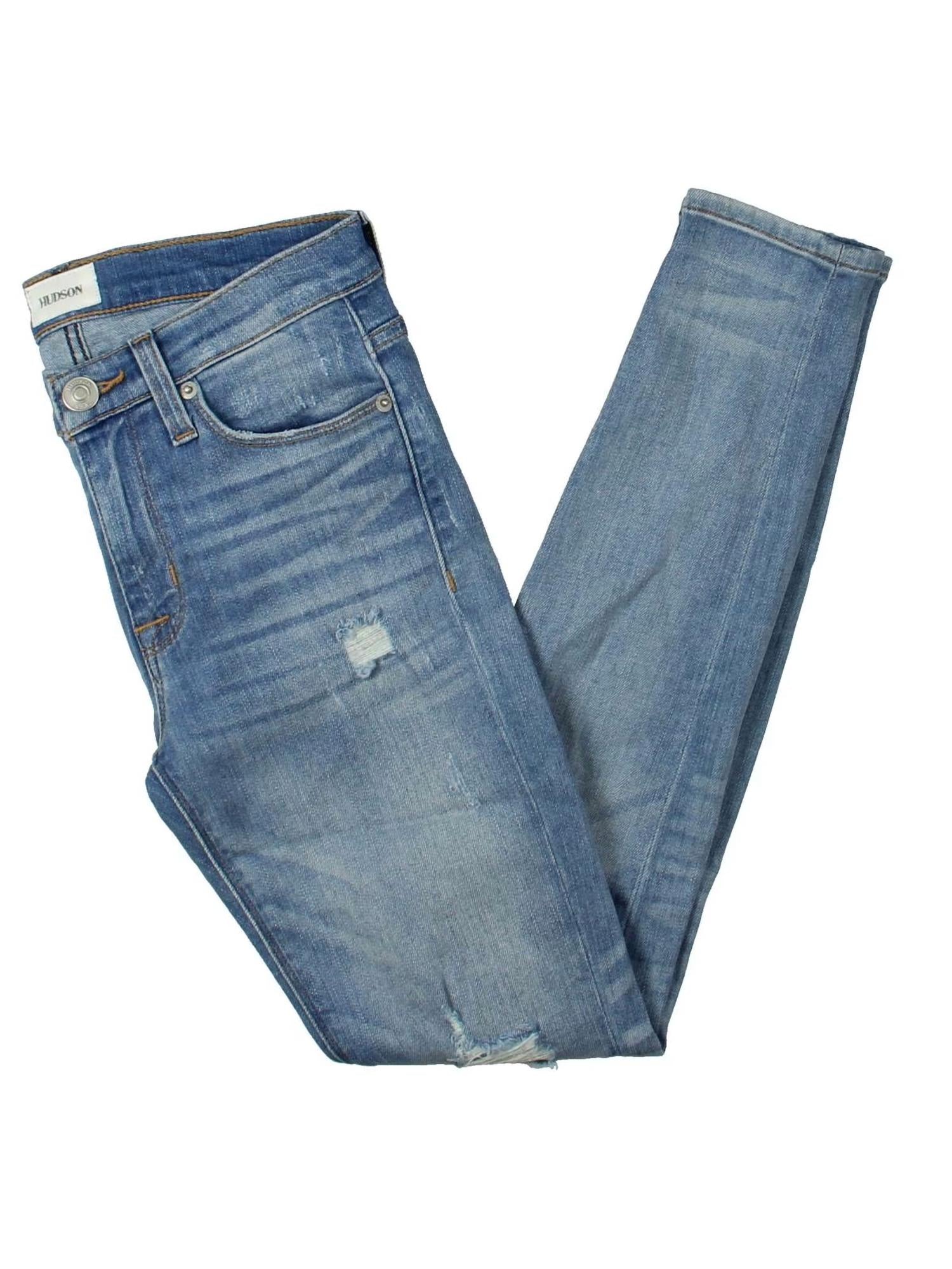 Hudson - Women's Nico Light Wash Ankle Skinny Jeans