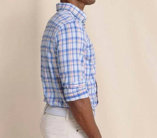 Southern Tide - Brrr Intercoastal Charlesfort Plaid Long Sleeve Sport Shirt