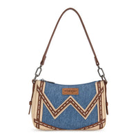 Wrangler - WESTERN CHEVRON CONTRAST STITCH SATCHEL BAG