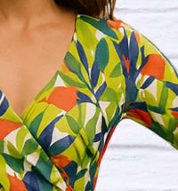 Calypso - Cross Over Wrap Knit Dress