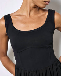Apricot - Corset Midi Dress