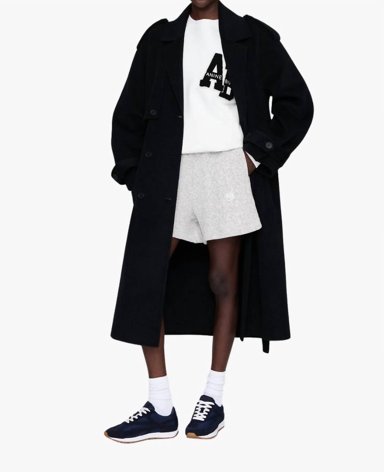Anine Bing - Framed Monogram Kam Shorts