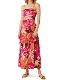 En Creme - Printed Sleeveless Midi Dress