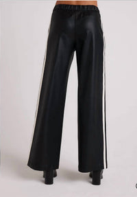 Bella Dahl - Faux leather side stripe pant