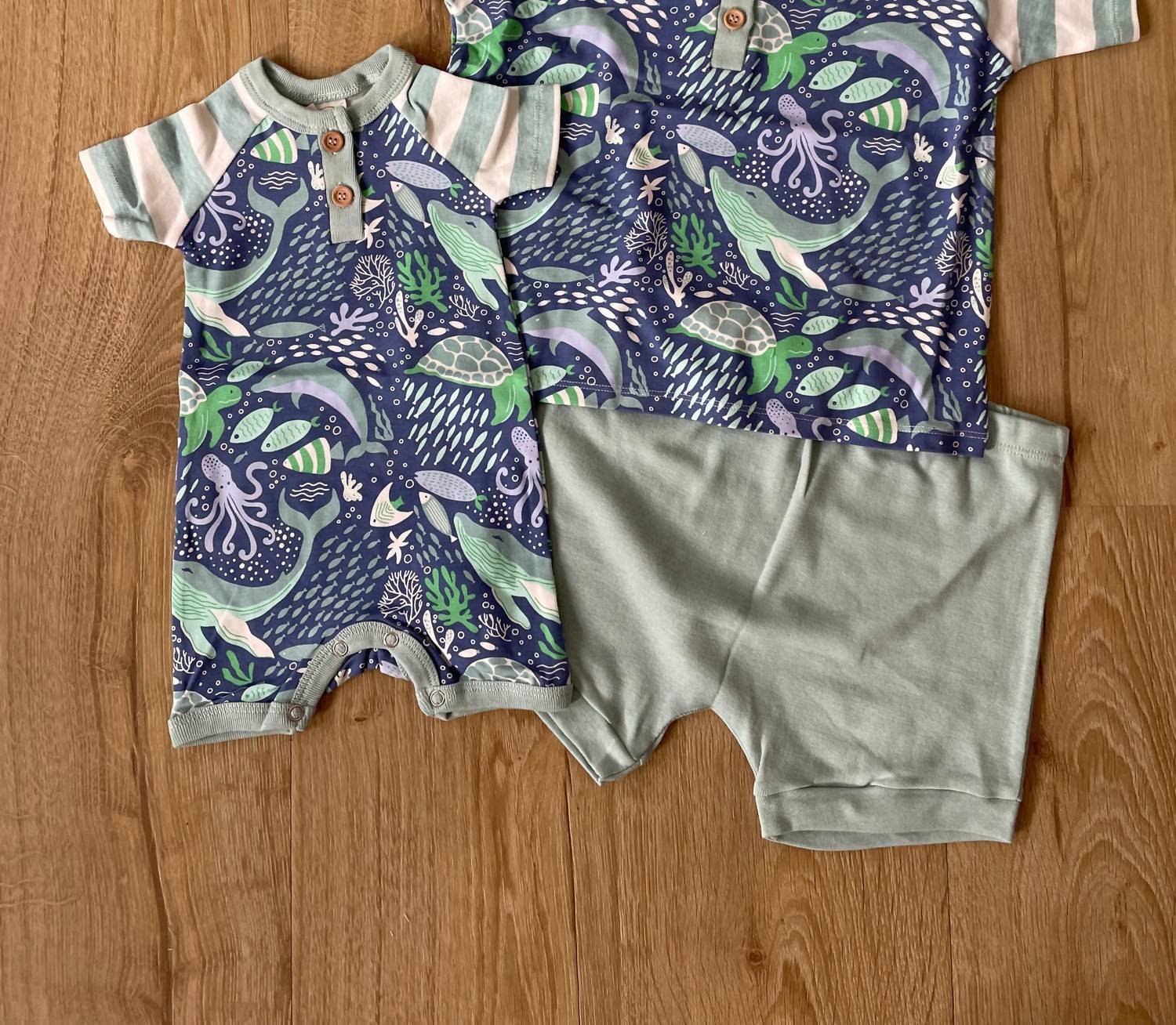 Tesa Babe - Baby Boys Ocean Romper