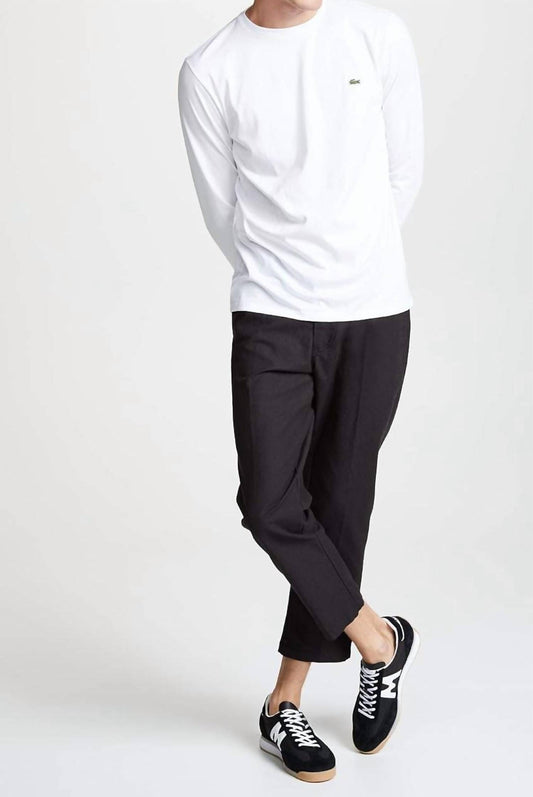 Lacoste - Long Sleeve Jersey Pima Regular Fit Crewneck T-shirt