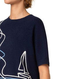 Akris Punto - Sailboat Cashwool Knit Sweater
