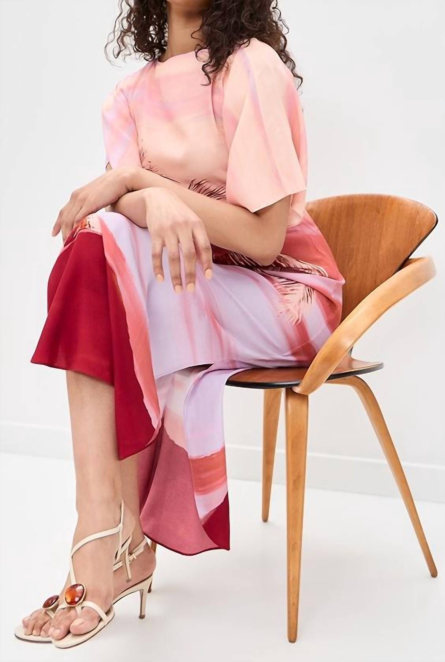 Hemant & Nandita - Boat Neck Long Dress