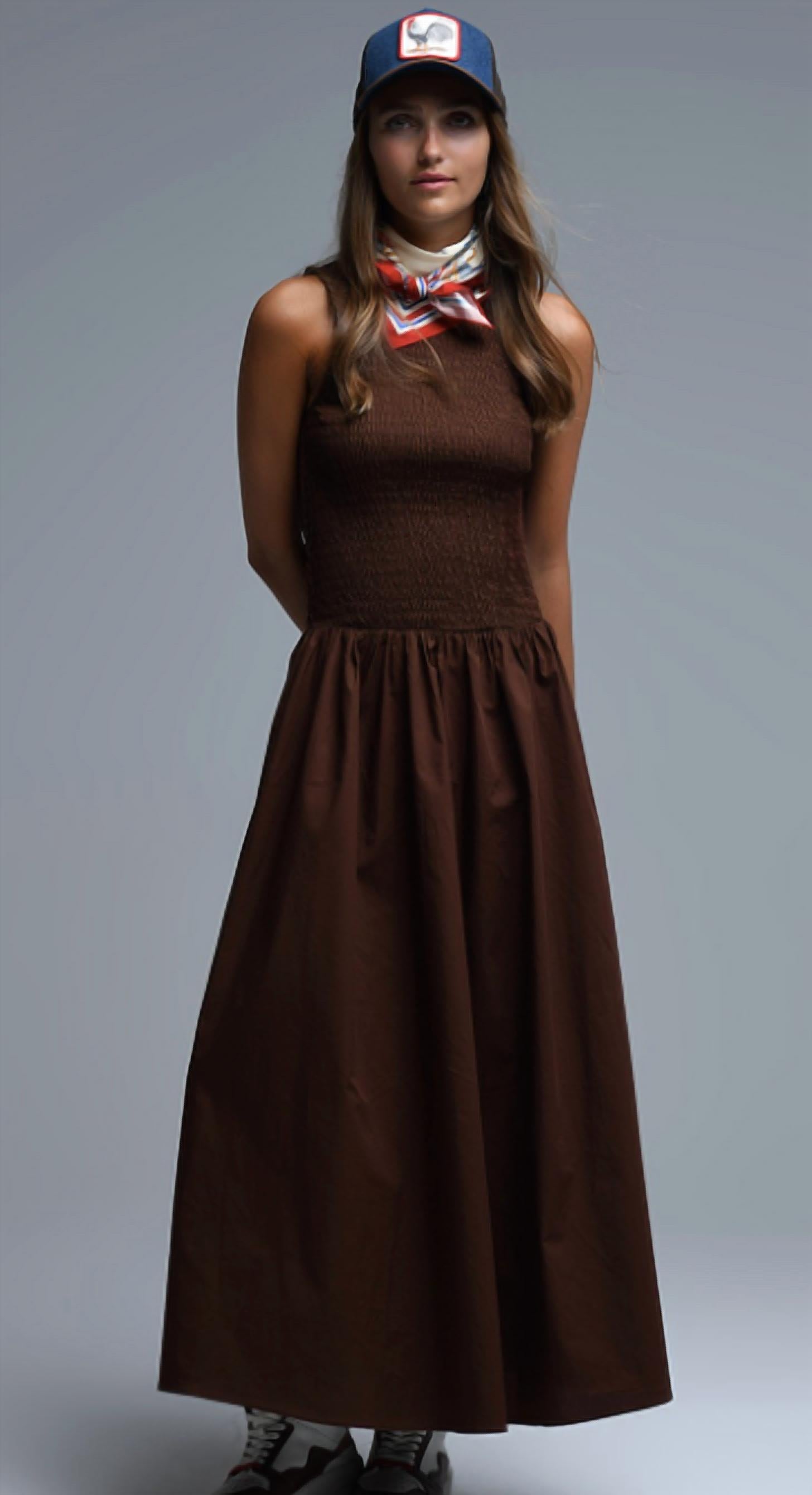 Q2 - Poppy Smocked Maxi Dress