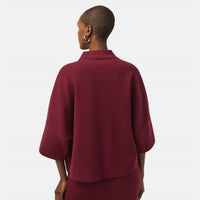 Joseph Ribkoff - Boxy Knit Pullover With Polo Collar