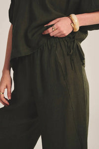 Velvet By Graham & Spencer - Lola Wide-leg Linen Pants