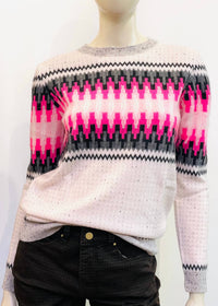 Brodie Cashmere - Women's Electric Fairaisle Jumper