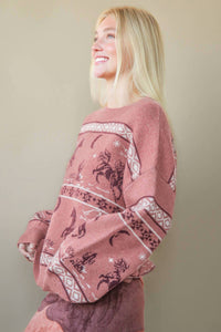 Very J - Western Express Knit Sweater