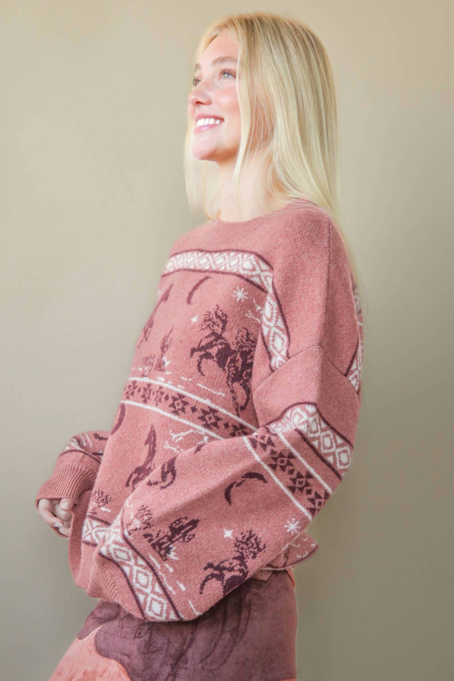 Very J - Western Express Knit Sweater