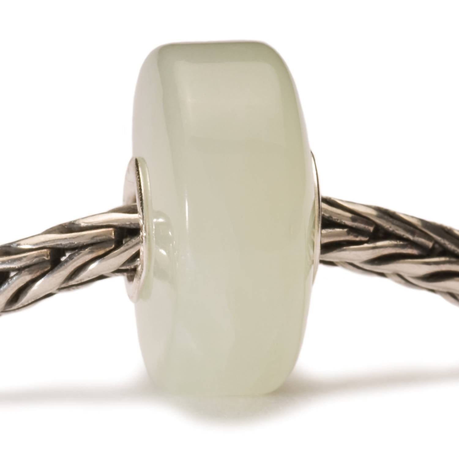 Trollbeads Women's Circle Jade Bead Charm in green - women's accessory - detail view