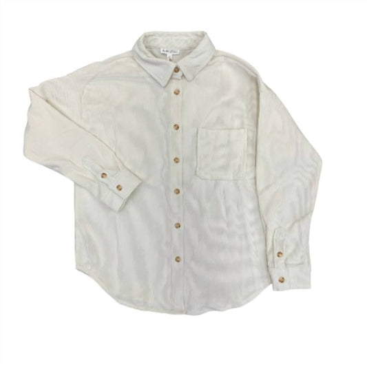 Blu Pepper - Perch By The River Corduroy Button Up Jacket