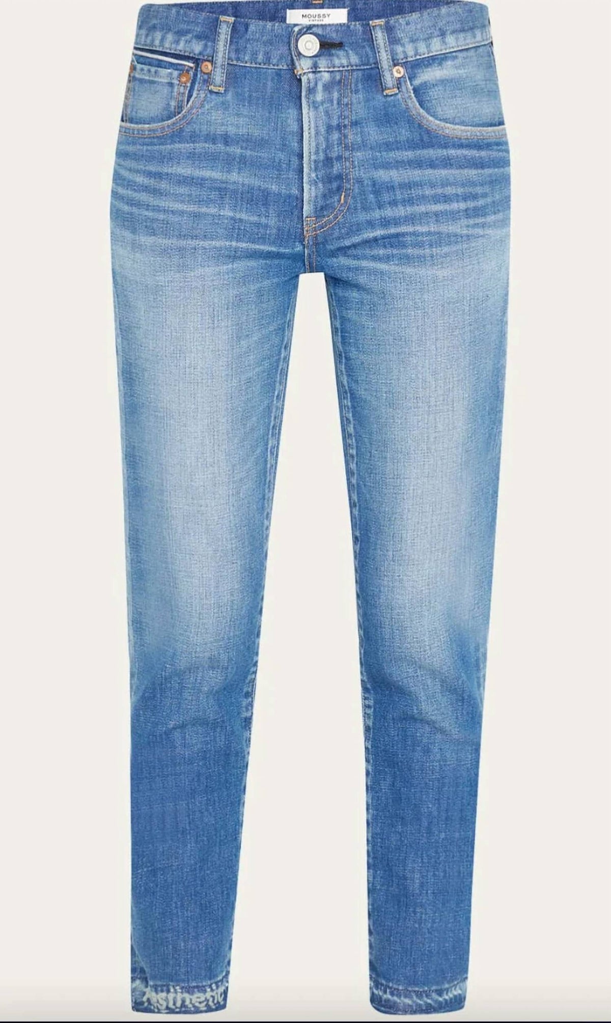 Moussy - Clarence Straight Leg Denim Jeans