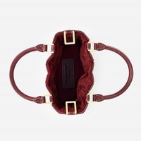 Mlouye Women's Sera Tall Mini Tote Bag in bordeaux - women's bag - view 4