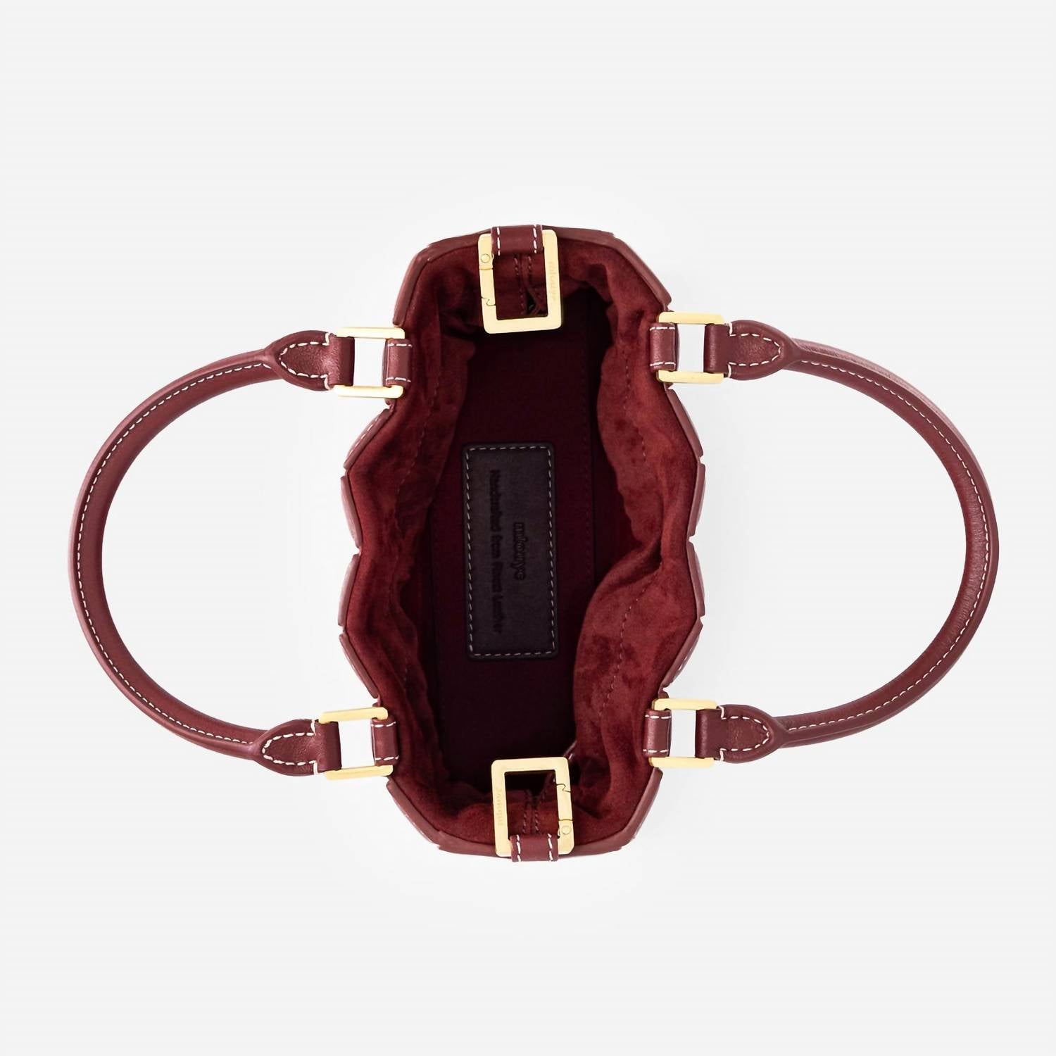 Mlouye Women's Sera Tall Mini Tote Bag in bordeaux - women's bag - view 4
