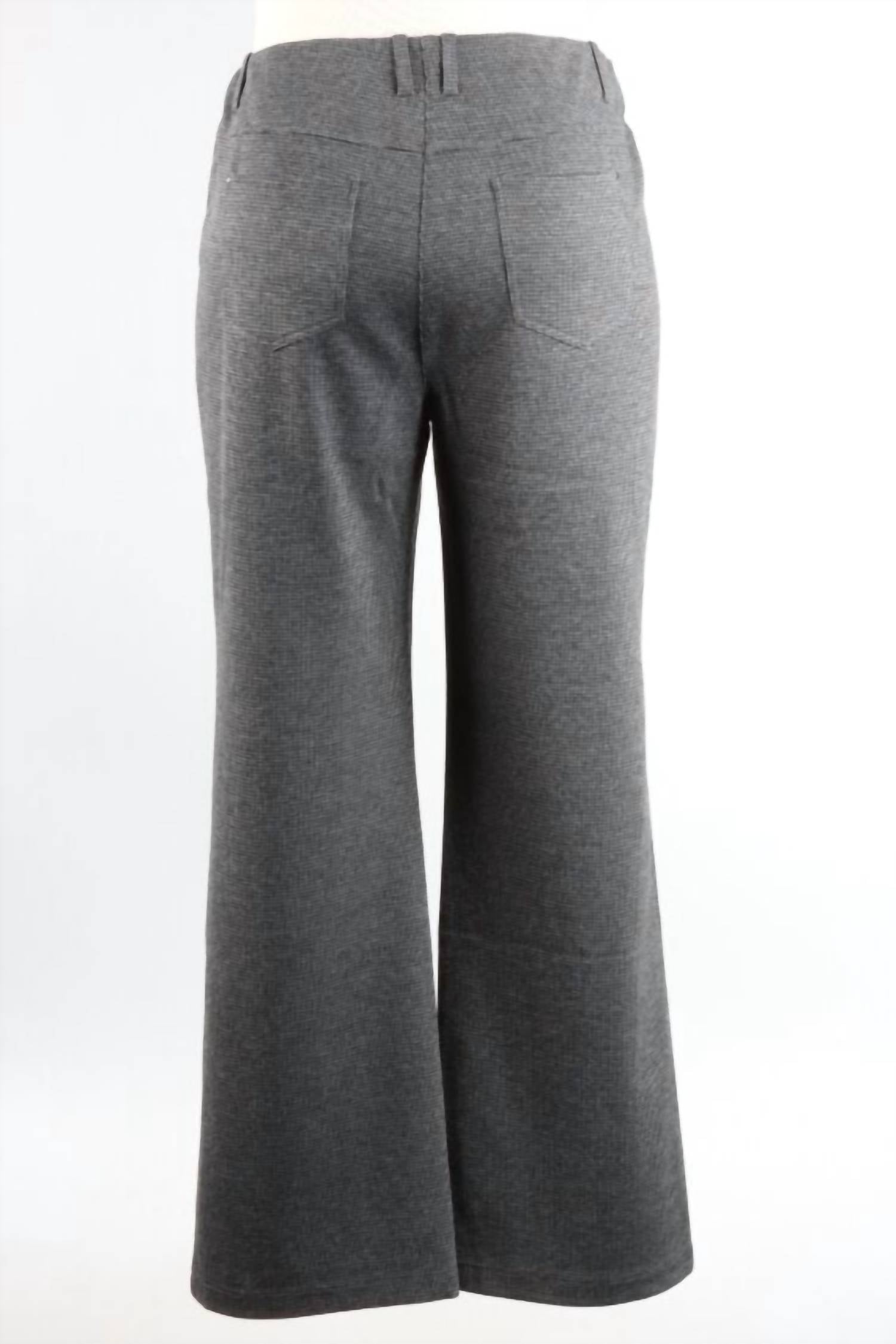Charlie B - Women's Micro Check Flare Pant