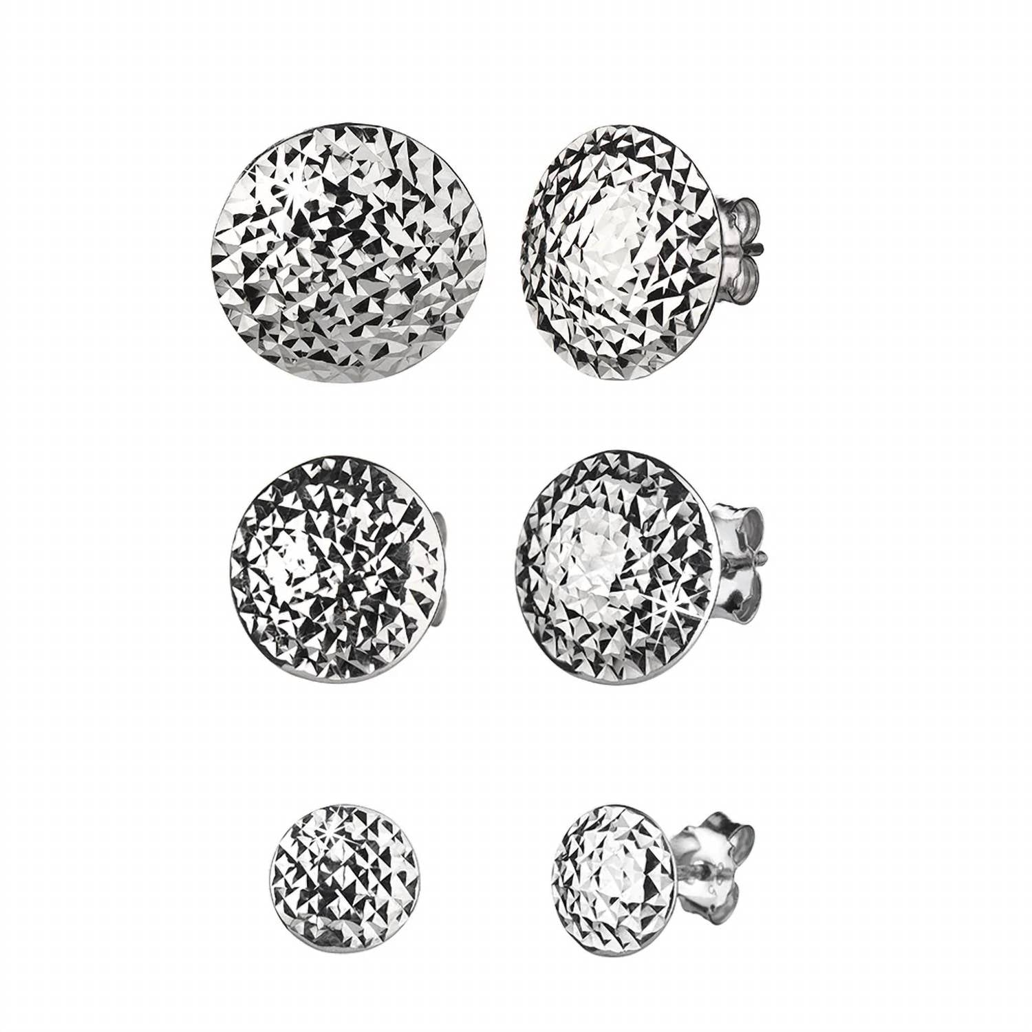 Gold & Honey - Women's Stud Earrings - Set Of 3