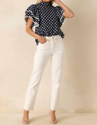Prosperina - Women's Blair Ruffle Top