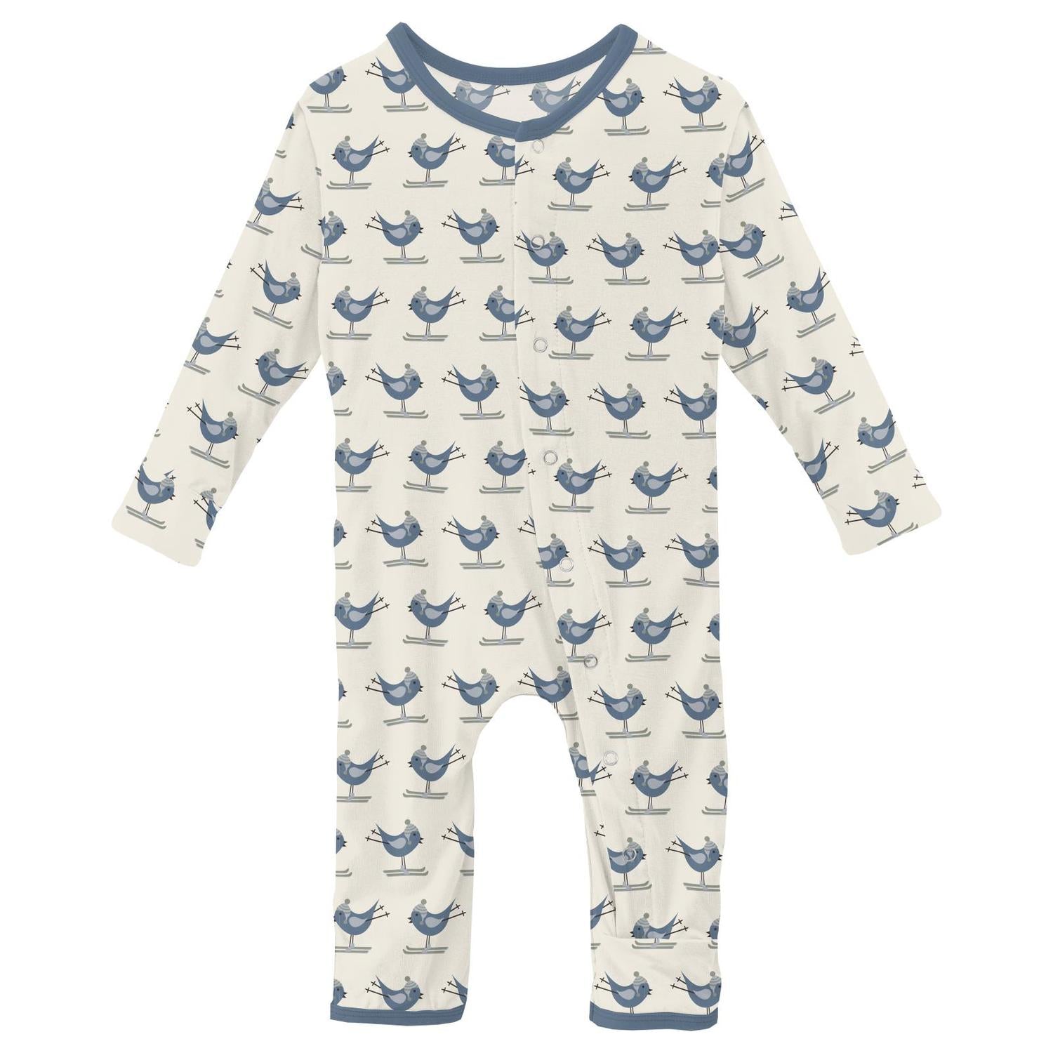 Kickee - Kids' Print Coverall with Snaps