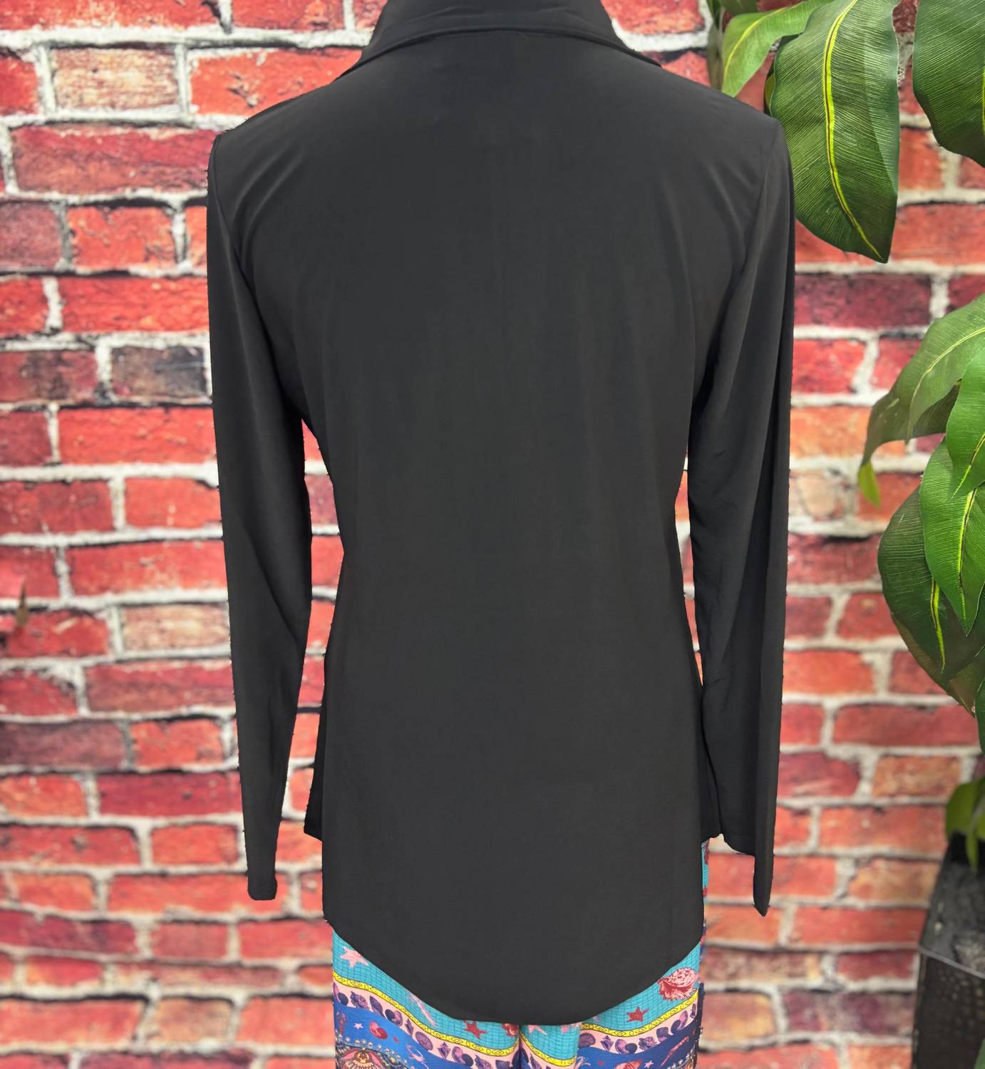 Isle Apparel - Chic After Dark Collared Tunic Top