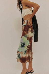 Free People - Mesh Sunset Maxi Skirt